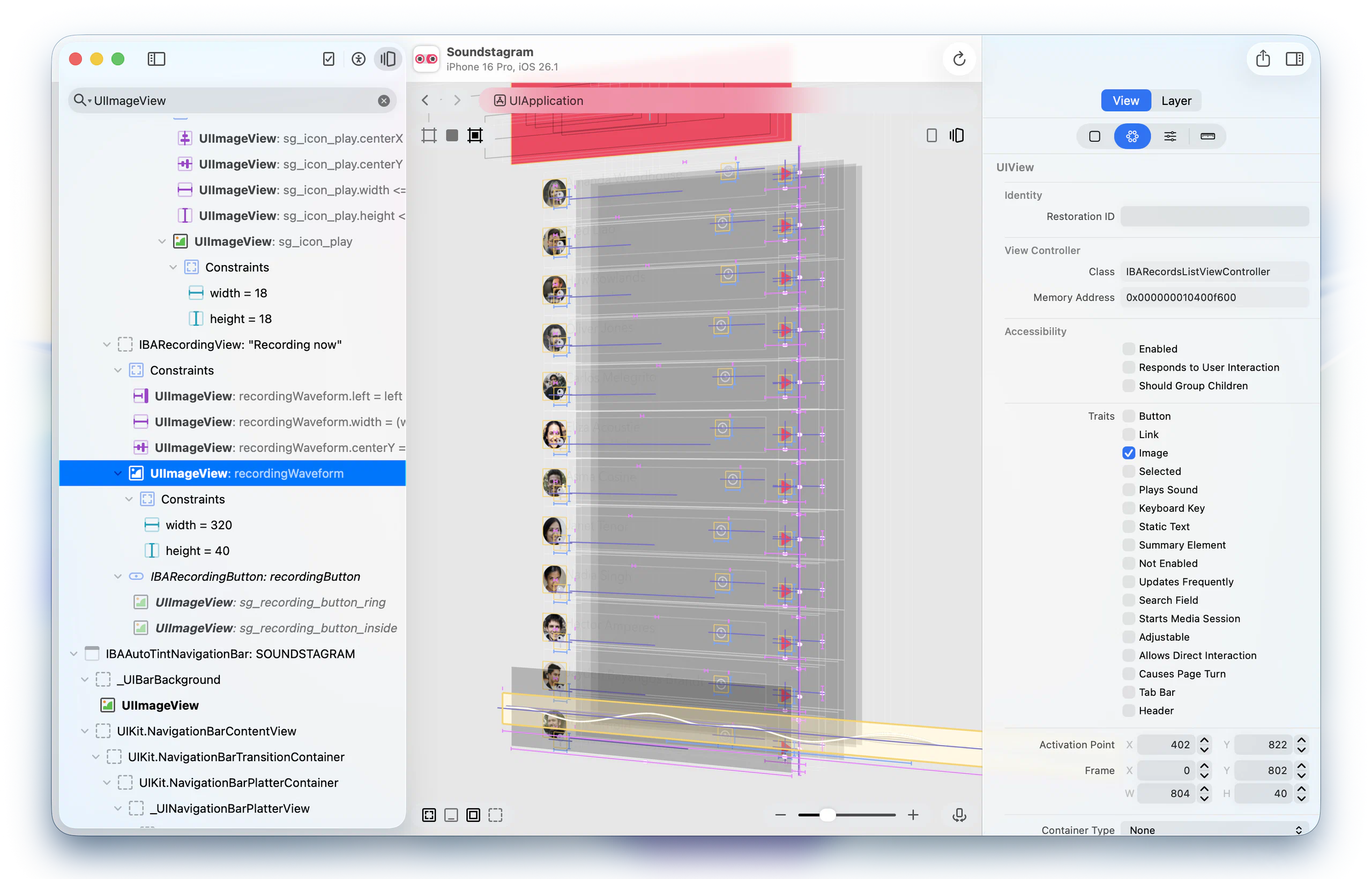 Screen shot of Reveal